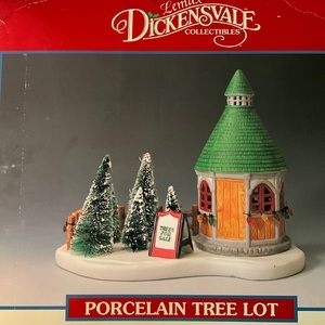 LEMAX Dickensvale Collectables VNTG - Porcelain Tree Lot 1992